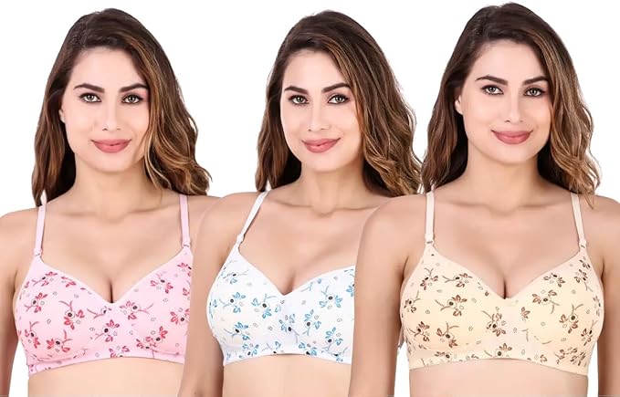 Imsa Moda Polycotton Non-Wired Non-Padded Full Coverage Bra