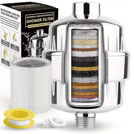 20 Stage ABS Water Softener Shower Filter for Bathroom |