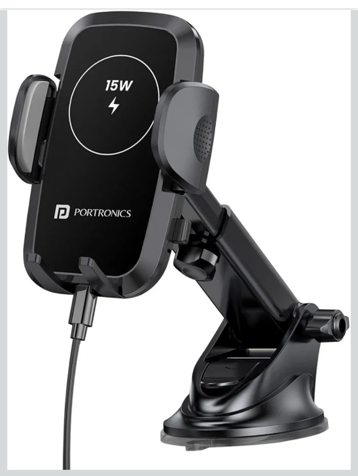 Portronics Charge Clamp 2 Mobile Holder with
