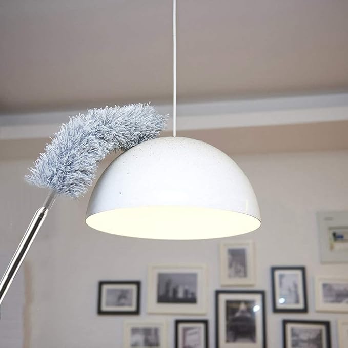 Hallstatt 2025 Upgraded Long Handle Microfiber Feather Ceiling Duster for Dust Cleaning with