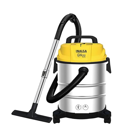 INALSA Wet and Dry Vacuum Cleaner for Home,20 ltr Capacity,1400 W, 20 kPa Suction