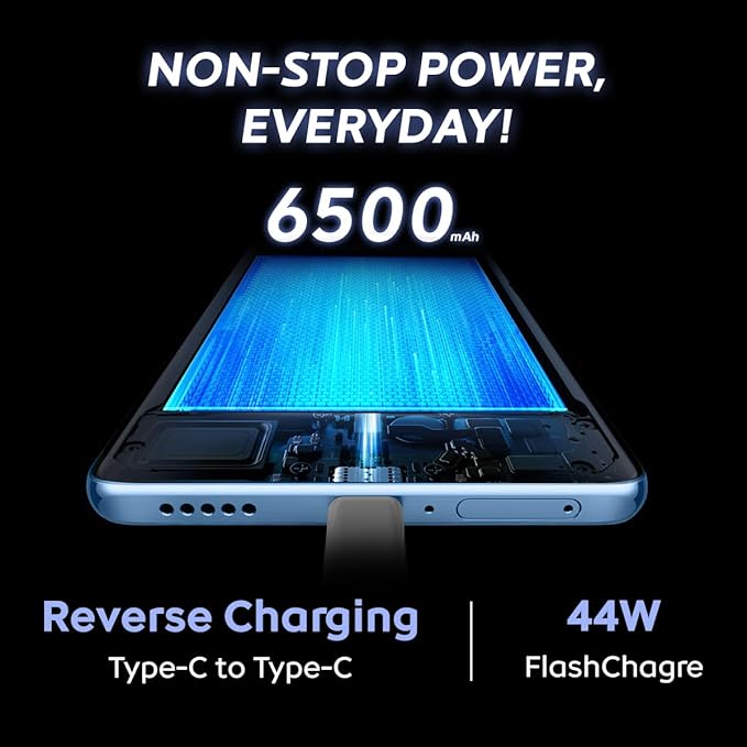 iQOO Z10x 5G (Ultramarine, 6GB RAM, 128GB Storage)