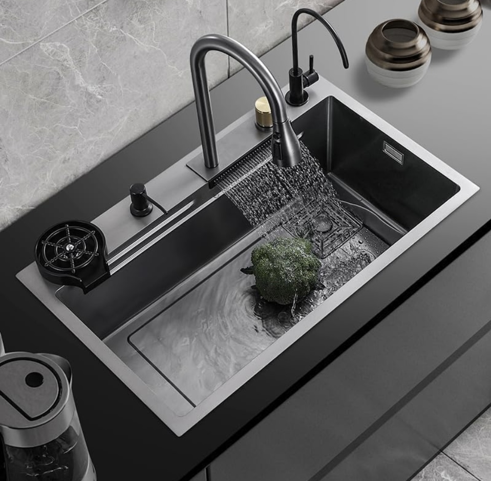 REMANENCE Modular Waterfall Kitchen Sink