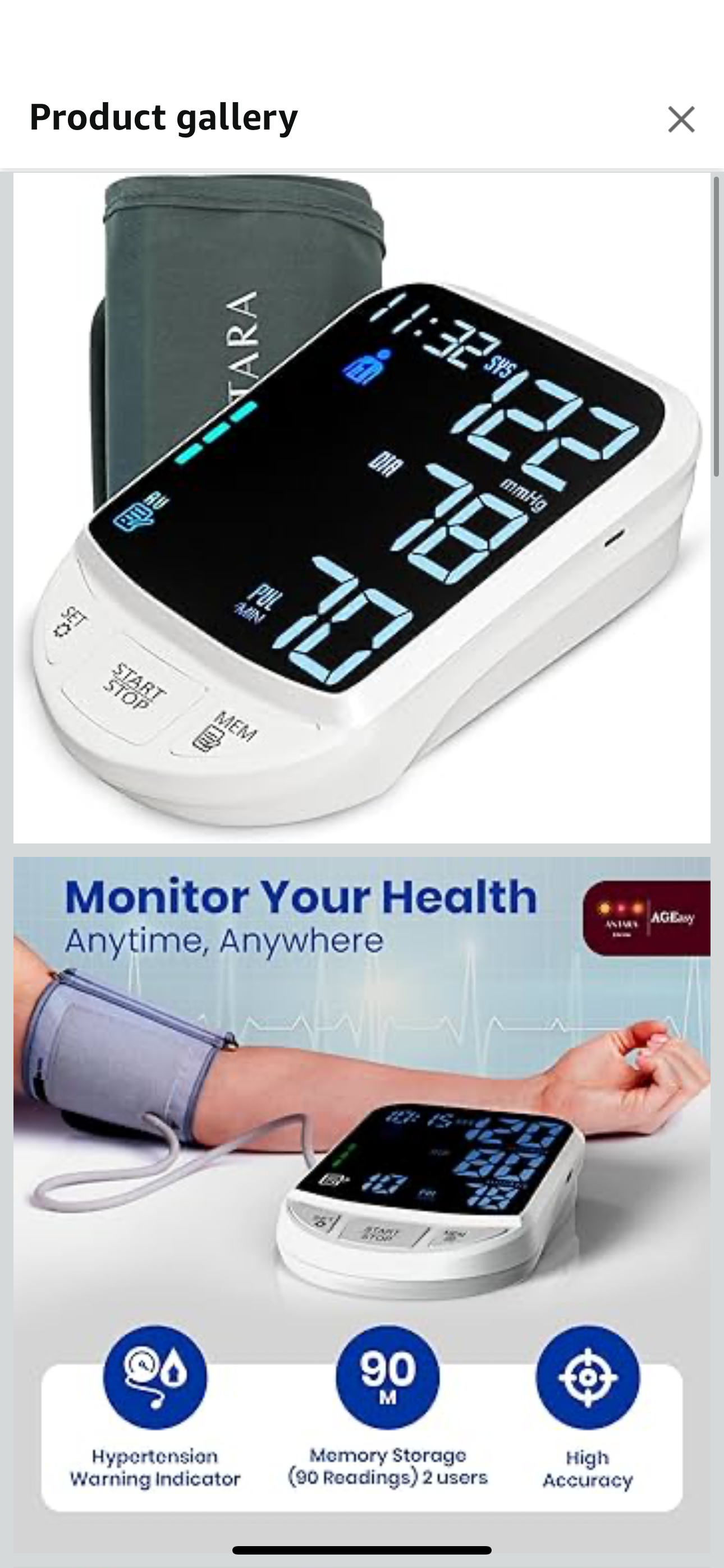 AGEasy (Max Group) Fully Automatic Digital Blood Pressure Monitoring Device