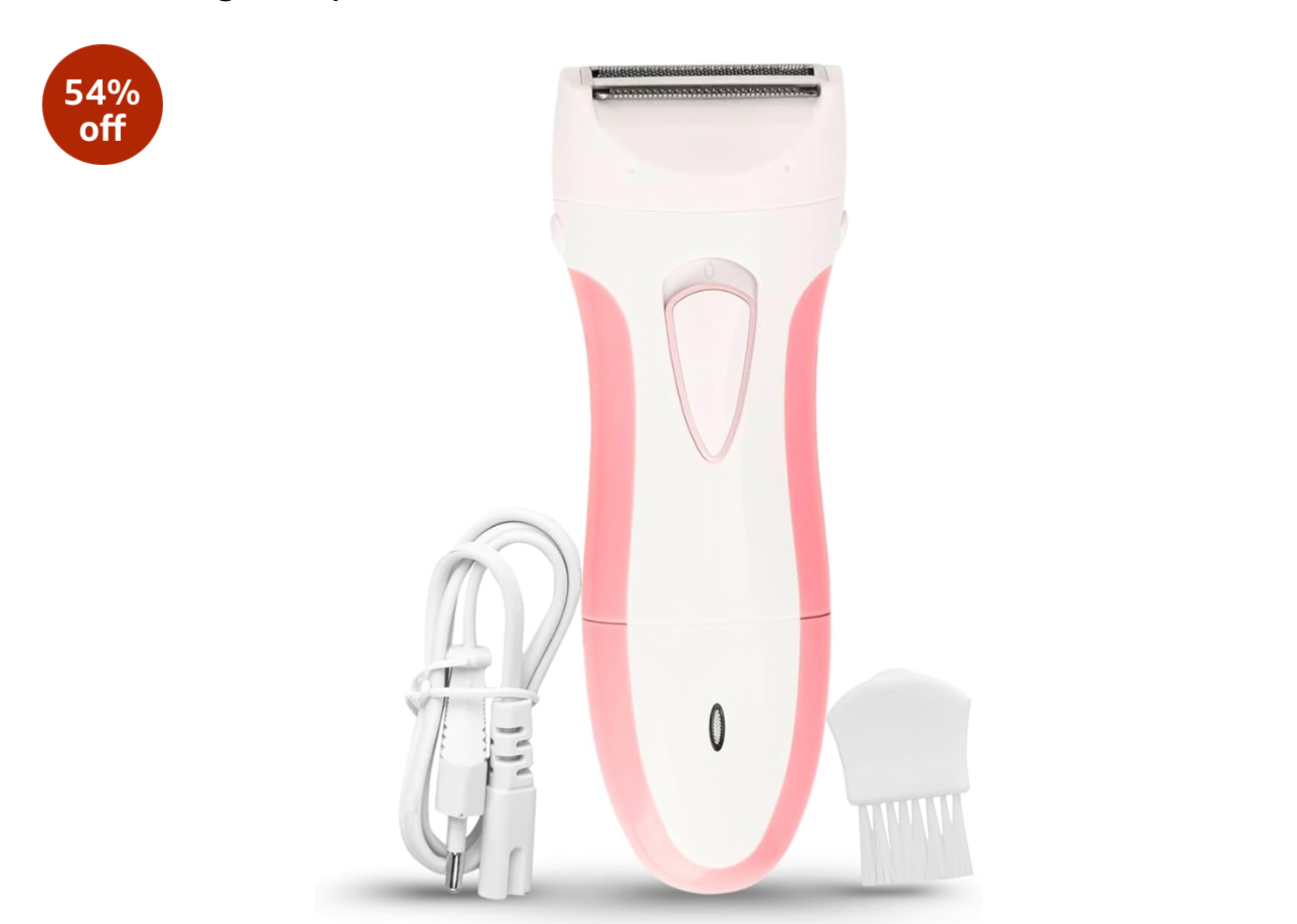 Concepta Trimmer for Women Private Part - Rechargeable Double Razor Shaver – For Underarms