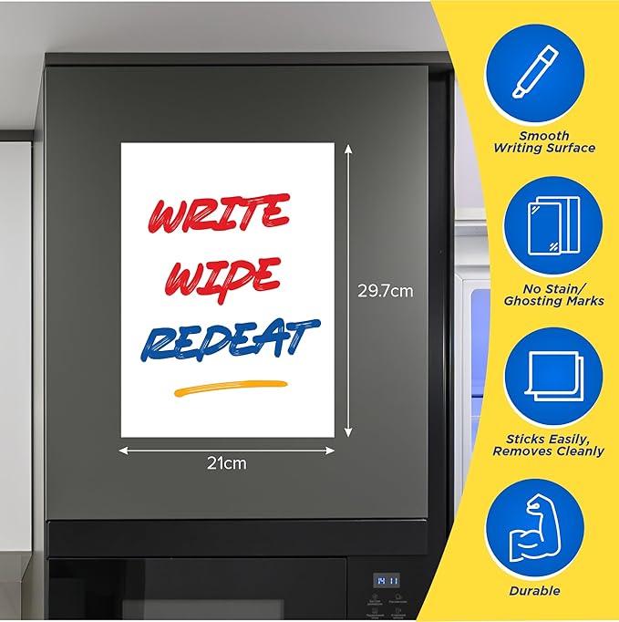 SOLO FlexiBoard A4 Magnetic Whiteboard Set