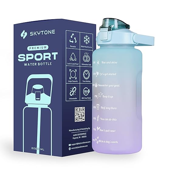 SKYTONE Water Bottle For Office, Gym, Travel, Sports Leakproof 2