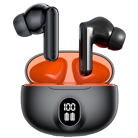 Kratos Cube Ear Buds Wireless with Large Playtime, Noise Isolation &amp; Clear Calls