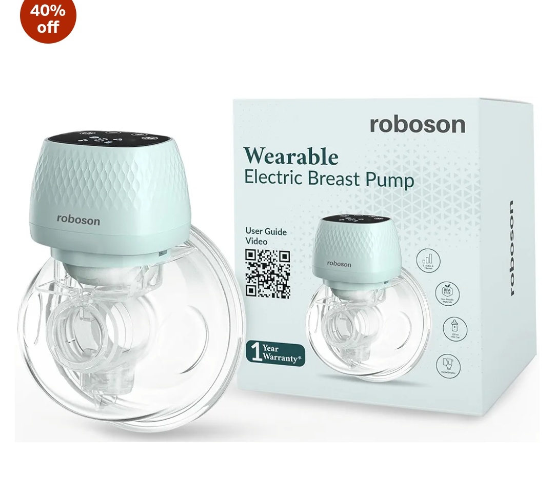 Roboson Wearable Electric Breast Pump For