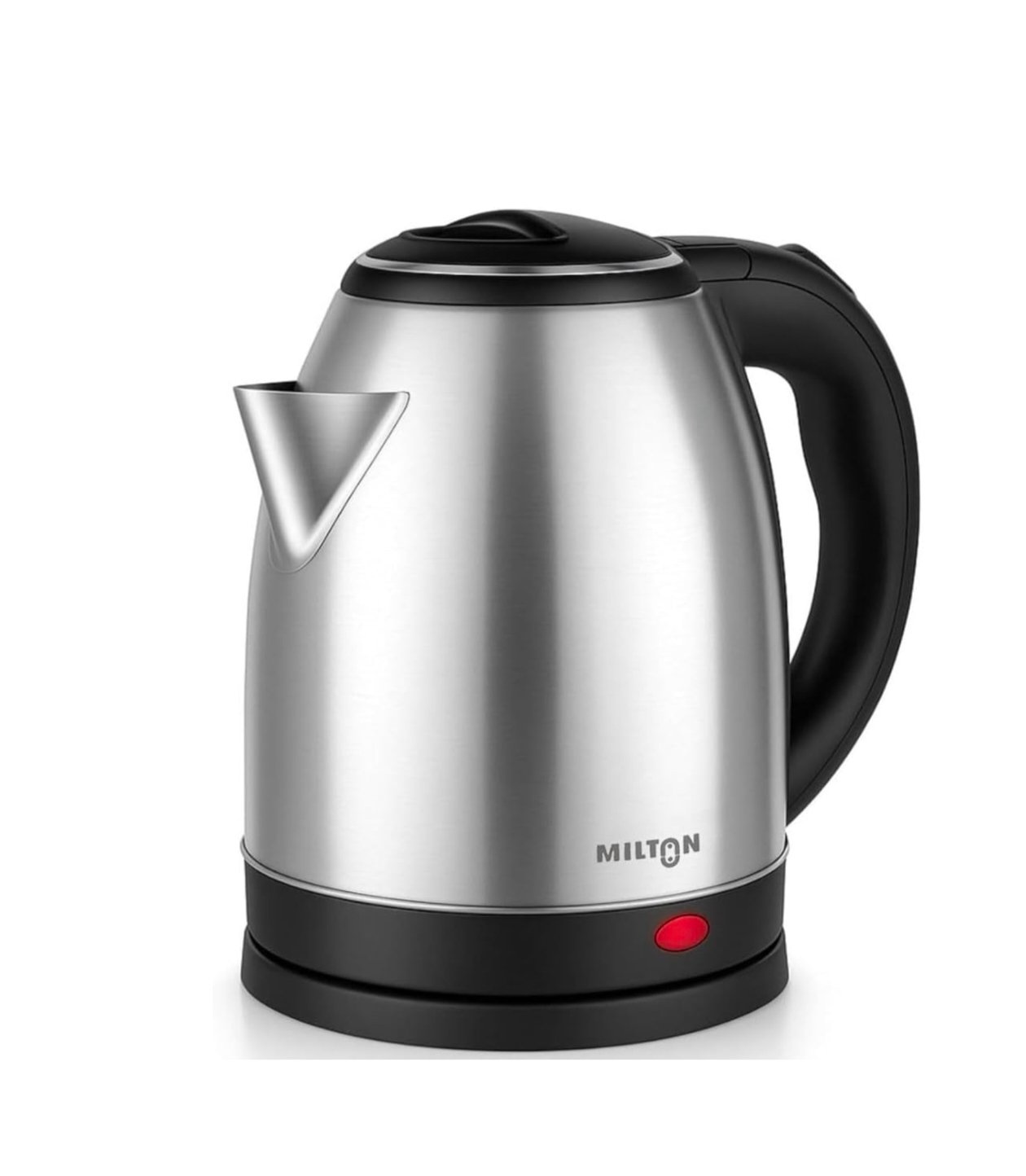 Milton Rapid Electric Kettle 1.8L | 1500 Watts | Stainless Steel Hot Water portable Electric Kettle for Home, Office | Auto Shut-Off with Wide Mouth | Cool-touch Handle and Single-Touch Lid Lock