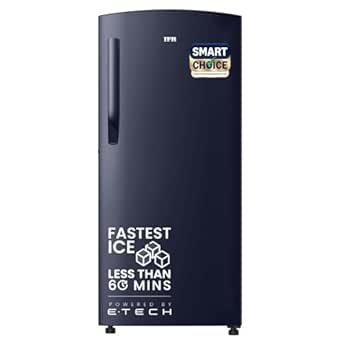 IFB Smart Choice 187L 2 Star Direct-Cool Single Door Refrigerator (IFBDC-2132NCSE, Blue) Extraordinary Storage with Humidity Controller