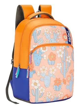 Safari Cacti School Bag For Girls, Capacity - 36L, 2 Compartments Backpack For kids