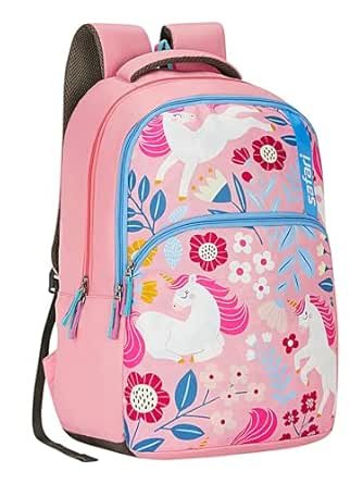 Safari Uniflora School Bag For Girls, Capacity - 36L, 2 Compartments Backpack For kids