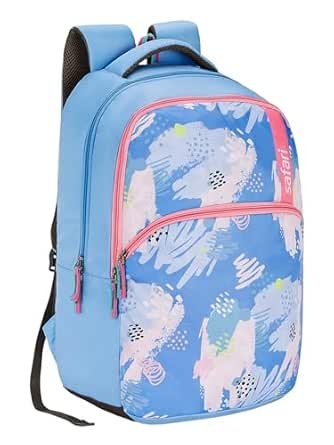 Safari Bloomveil School Bag For Girls, Capacity - 36L, 2 Compartments Backpack For kids