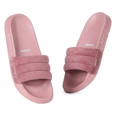 CHUPPS Cloud Cozy Beige Drift Orthopedic Slippers | Soft Footpharma Footbed | Breathable Ventilation Holes | Lightweight Flip Flops | Anti-Skid Chappals for Everyday For Womens