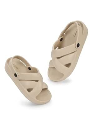 CHUPPS Maven Black Trendy & Stylish Sandals| Lightweight & Cushioned Footwear Clogs For Womens